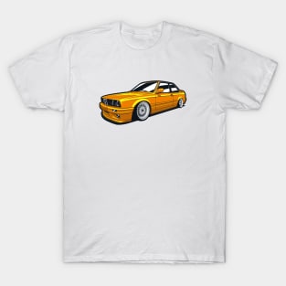 Orange E30 Classic Coupe T-Shirt